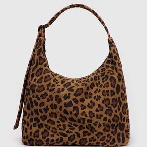BAGGU Leopard Large Shoulder Bag